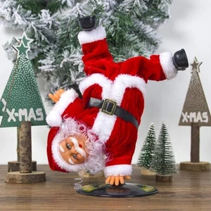 YSAMAX 1x Electric Musical Santa Claus Street Handstand Dancing Battery Operated - Picture 1 of 1
