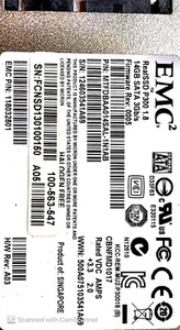 EMC Storage CPU EC3539 4-Core 8GB RAM DDR3 10600R 14GB SSD 303-123-001D-01 - Picture 1 of 4