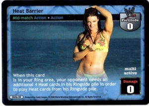 WWE: Heat Barrier [Played] card type Mid-match Action Raw Deal Wrestling WWF - Picture 1 of 1