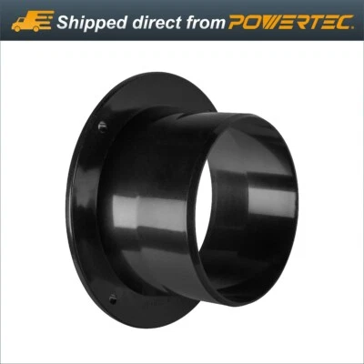 POWERTEC 4-Inch Inlet Flange Dust Collection Fitting (70126) - Image 1 of 4