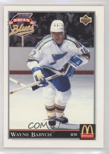 1992 Upper Deck McDonald's/Coca-Cola The Best of St Louis Blues Wayne Babych #10
