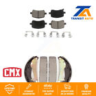 Front Rear Ceramic Brake Pads And Drum Shoes Kit For 2010 Chevrolet HHR SS