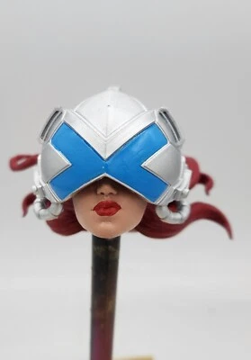 Cabeza Cerebro Jean Gris Personalizada Marvel Legends Escala 1/12 Pintada Foto 1 de 2