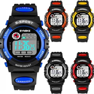 Kids Digital Electronic Watch Waterproof Children Boys Girls Sports LED Watches - Picture 1 of 20