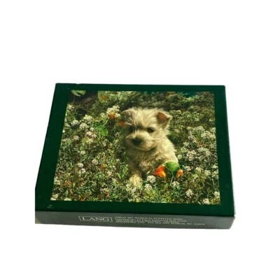 NEW Lang Westie Terrier Dog 13 Linen Embossed Blank Card Set Thank You Any Occas - Image 1 of 4