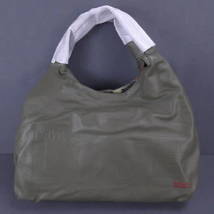 Peace Love World Tote Shoulder Bag Purse Large Travel Beach Gym I am Love Olive - Picture 1 of 14