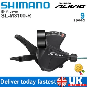SHIMANO ALIVIO SL-M3100 9 Speed MTB Bike Right Shifter Lever Bicycle Shifters - Picture 1 of 6