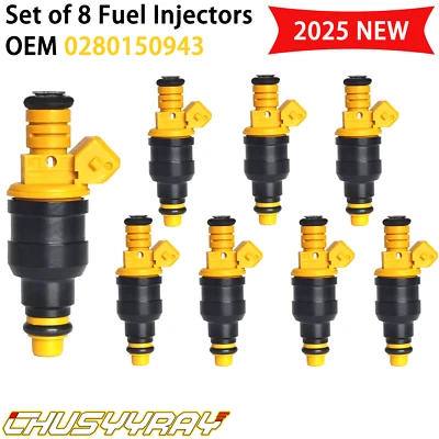 8x Inyectores de combustible aptos para 0280150943 para Lincoln Town Car 1991-1994 4,6 L V8 Foto 1 de 4