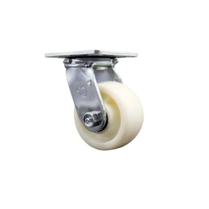Rueda giratoria de nailon de 4 pulgadas con rueda de servicio de rodamiento de bolas marca - Imagen 1 de 5