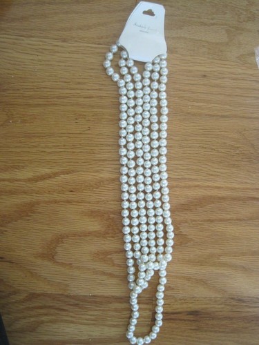 VETEMENTS Perline flapper costume plastica bigiotteria moda