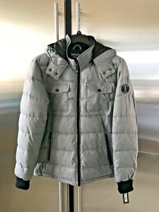 Neu mit Etikett Kenneth Cole Herren Kapuze Puffer Spill grau Größe XL  - Bild 1 von 6