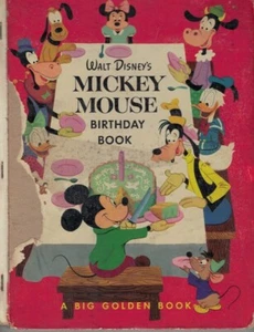 Mickey Mouse Birthday Book by Walt Disney (Vintage 1950's) - Picture 1 of 2