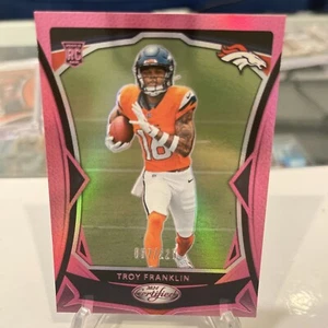 2024 Panini Certified Troy Franklin RC Pink Mirror # /225 Broncos Rookie 🔥 - Picture 1 of 4