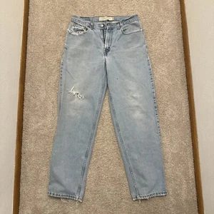 VINTAGE Levis 560 Jeans Mens 32x32 Blue Denim Y2K Faded Distressed Comfort Fit - Picture 1 of 11