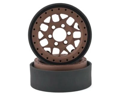 Vanquish Products KMC XD127 Bully 1.9" Beadlock Crawler Wheels (Bronze) (2) - Image 1 of 4