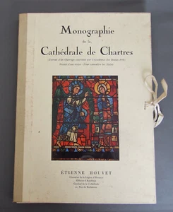 Monographie de la Cathédrale de Chartres, Monochrome & Colour photos, Houvet - Imagen 1 de 11