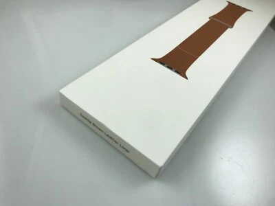Original Apple Watch Leather Loop band 44MM 45MM 46MM 49MM Medium Saddle Brown - Image 1 of 4