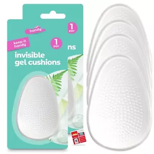 2-10 Gel Insoles for High Heels Half Non Slip Foot Ball Pads Ladies Women Shoes - Picture 1 of 7