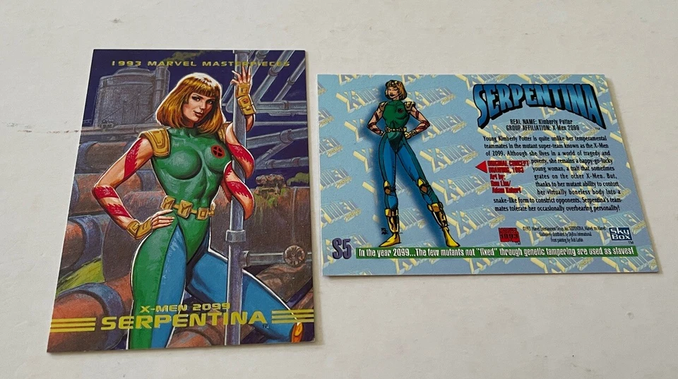 The Supreme Collectible: 1993 Marvel Masterpieces Serpentina #S5 Foil - Image 1 of 1