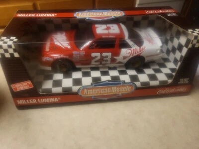 Ertl NASCAR 1985 Davey Allison #23 Miller America Chevy Lumina 1:18 Diecast Car - Image 1 of 4