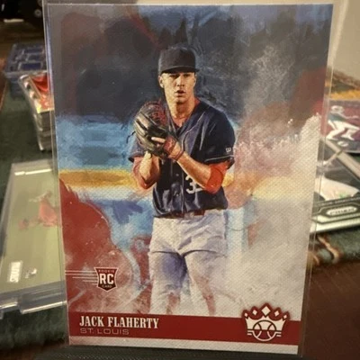 2018 Panini Diamond Kings - SP Jack Flaherty #124 (RC) - Image 1 of 2