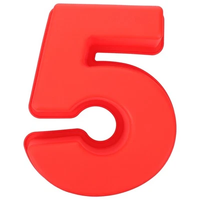 Kuchenform, Fondantform, Zahlenform, Schokoladenfondant-Backform - Bild 1 von 4