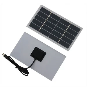 Phone Solar Charger 2W Solar Charger 0-400mA Current Type-C Output Port - Picture 1 of 7