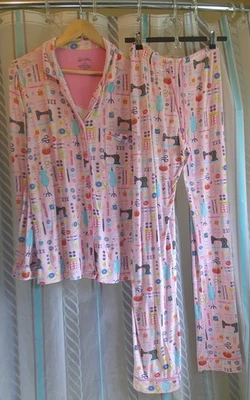 "Nick & Nora" 2-Pc Modal PAJAMA SET Sew/Crafter/Sewing Supplies Woman M - Image 1 of 4