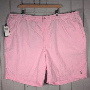 Polo RALPH LAUREN Stretch Classic Fit Chino Shorts Light Pink Mens 2XL $85 New - Picture 1 of 12