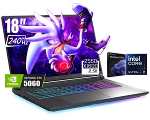 ASUS ROG Strix 18" WQXGA Gaming Laptop Intel Ultra 9 275HX RTX 5060 64GB 4TB SSD - Bild 1 von 13