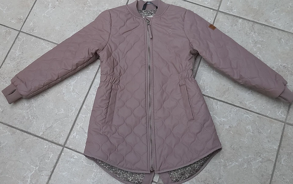 NEU*mikk-line*Übergangsjacke*Mädchen Gr. 110*116*Longjacke*Lila*Kurzmantel*Jacke - Bild 1 von 4