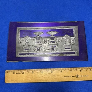 Vintage Druckplatte " Brown & Williamson Tobacco Corp." Louisville KY. �� - Bild 1 von 7