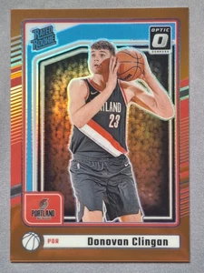 2024-25 Donruss Optic Rated Rookies Preview Orange Prizm 22/75 Donovan Clingan - Bild 1 von 3