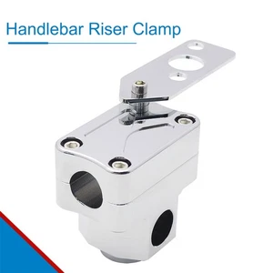 For Honda Ruckus Zoomer NPS50 Handlebar Riser Clamp Aluminum Chrome 2003-2012 - Picture 1 of 13