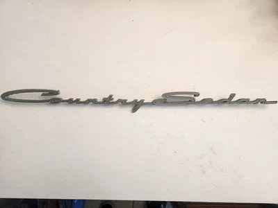 ОРИГИНАЛЬНЫЙ 1960 FORD СТРАНА СЕДАН ЧЕТВЕРТЬ ПАНЕЛИ ЭМБЛЕМА 26» - Изображение 1 из 3