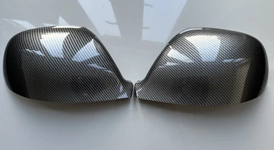 AUTOCC CARBON FIBRE WING MIRROR COVERS PROTECTOR VW TRANSPORTER T5.1 T5 T6 T6.1 VAN
