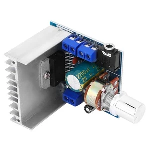 Verstärkermodul 2-Kanal Digitalplatine Leistungspotentiometermodul TDA7297 15W - Bild 1 von 10