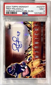 2024 Topps Midnight - Horizon Signatures Troy Polamalu #HZS-TP Dusk /75 (AU) - Picture 1 of 2
