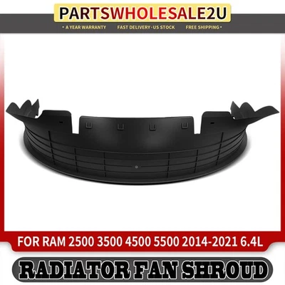 Nueva cubierta inferior del ventilador del motor para Ram 2500 3500 4500 5500 2014-2021 6,4 L Foto 1 de 4