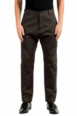 Pantalones de vestir Dolce & Gabbana de seda marrón para hombre US 32 IT 48 Foto 1 de 4
