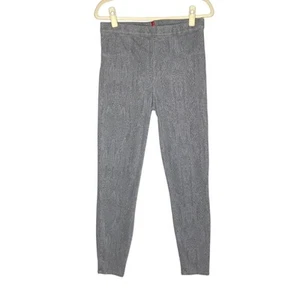 SPANX Snake Skin Jeanish Leggings Women L Gray Pull On Comfort Stretch Travel - Picture 1 of 12