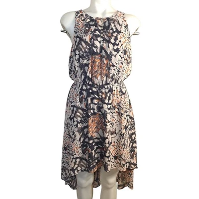 Love 21 Mujer Chifón Solero Talla S Multicolor Sin Mangas Botones Forro Foto 1 de 4