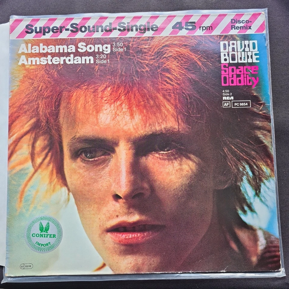 David Bowie Alabama song space oddity 1983 German import 12" vinyl rare  - Image 1 of 4
