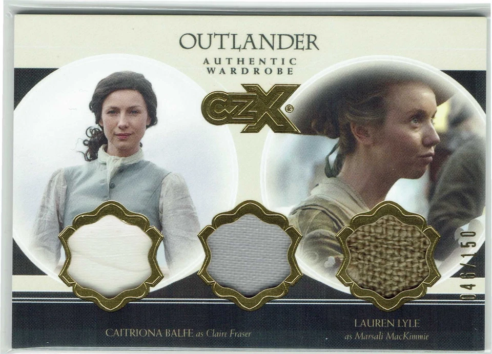 CZX Outlander Triple Wardrobe Costume TW9 Catriona Balfe & Lauren Lyle #046/150 - Image 1 of 1