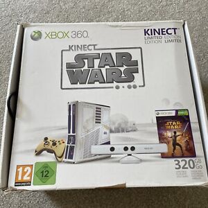 Microsoft Xbox 360 Limited Edition Kinect Star Wars R2D2 Console Bundle 320GB