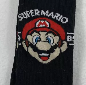 Super Mario Brothers Nintendo Crew Socks Graphic Novelty New With Tags - Picture 1 of 7