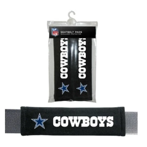 Dallas Cowboys Velour Seat Belt Shoulder Pads 2/PK Auto Car Truck Vehicle Cover