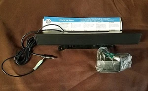 24 Dell AX510 , ODW711 Stereo SoundBar 10W Speakers w/ Power Supply Sealed NEW - Picture 1 of 7