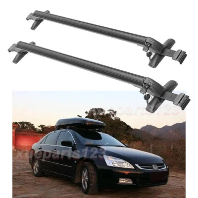 For Honda Accord 44" Roof Rack Cross Bar Aluminum Luggage Cargo Carrier w/ Lock Foto 1 de 4