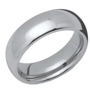 New Tungsten Carbide 7mm Court Band Wedding Ring Jewellery Size X - Picture 1 of 1